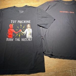 Two Toy Machine black T-shirts size M